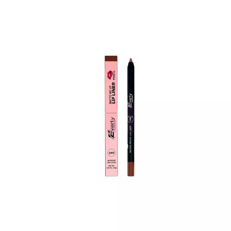 Everly Beauties Matte Me Up Lip Liner Pencil - Dark Brown (1.5gm)