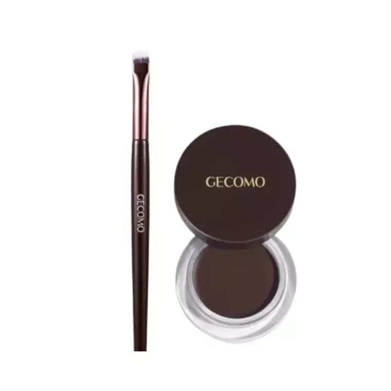 Gecomo Eyeliner Cream Gel Cream with Brush #02 Brown (4gm)
