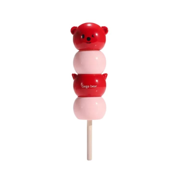 Gege Bear Tanghulu Velvet Bear Milk Cream Lip Mud Lipstick #03 Berry Cloud (3gm)