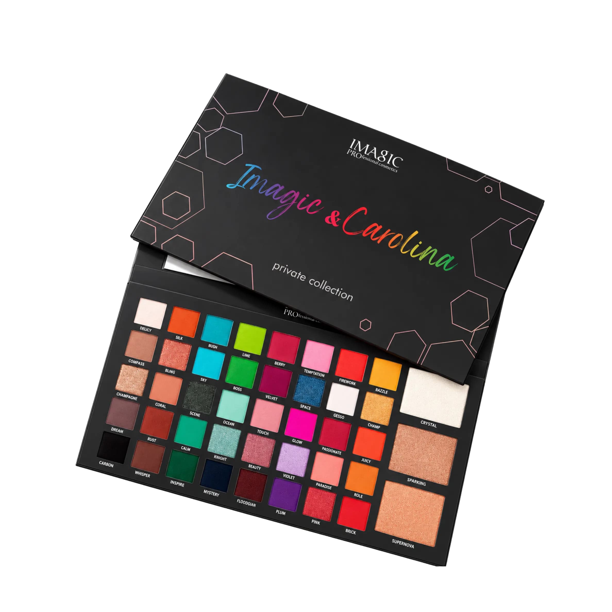 Imagic & Carolina 43 Colour Eyeshadow Palette (58.8gm)