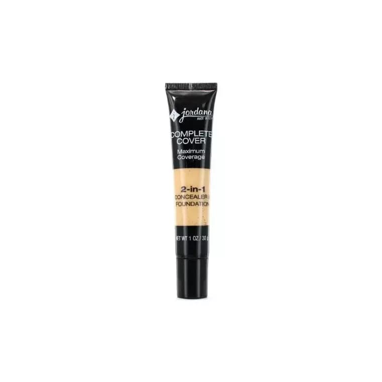 Jordana Complete Cover 2-in 1 Concealer & foundation CCF-02 Classic Beige (30gm)