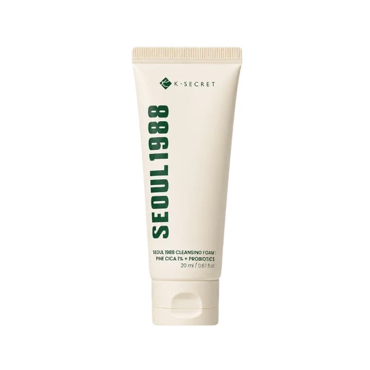 k secret Seoul 1988 Cleansing Foam Pine Cica 1% + Probiotics (20ml)