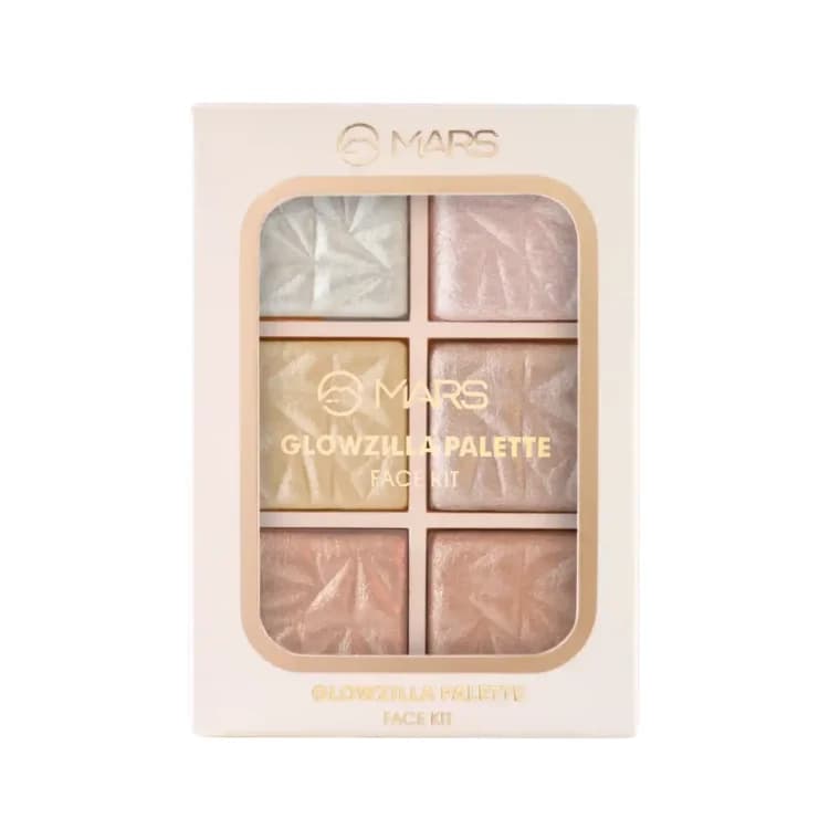 Mars Cosmetics Glowzilla 6 Colour Highlighter Palette #03 (12gm)