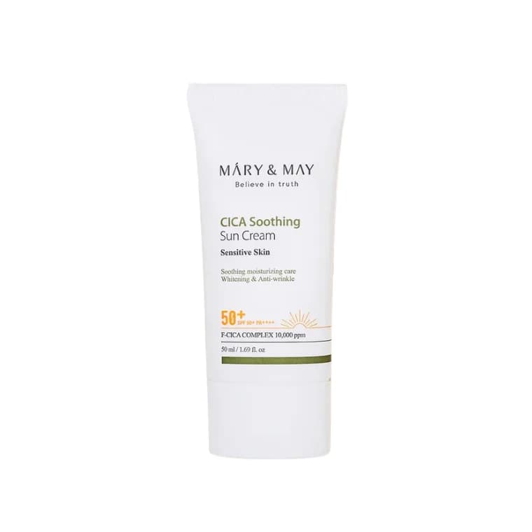 Mary & May Vegan Cica Soothing Sun Cream SPF 50++++ (50ml)