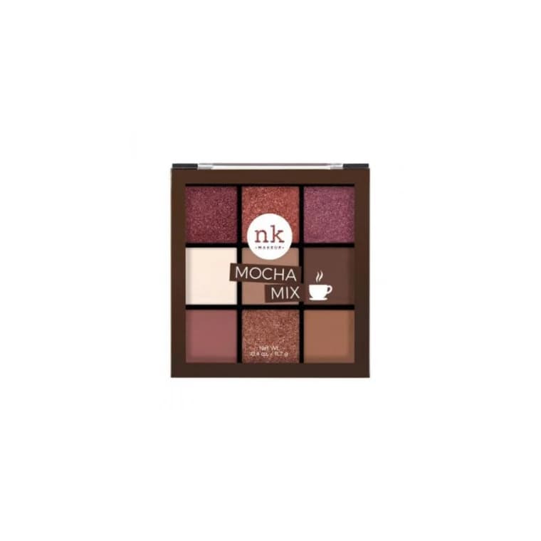 Nicka K Nine Color Eyeshadow Palette-Mocha Mix (11.7gm)