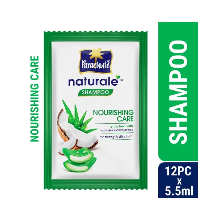 Parachute Naturale Nourishing Care Shampoo (5.15ml X 12 pcs)