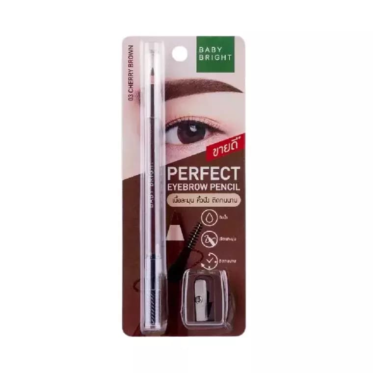 Baby Bright Perfect Eyebrow Pencil #03 Cherry Brown (1.2gm)
