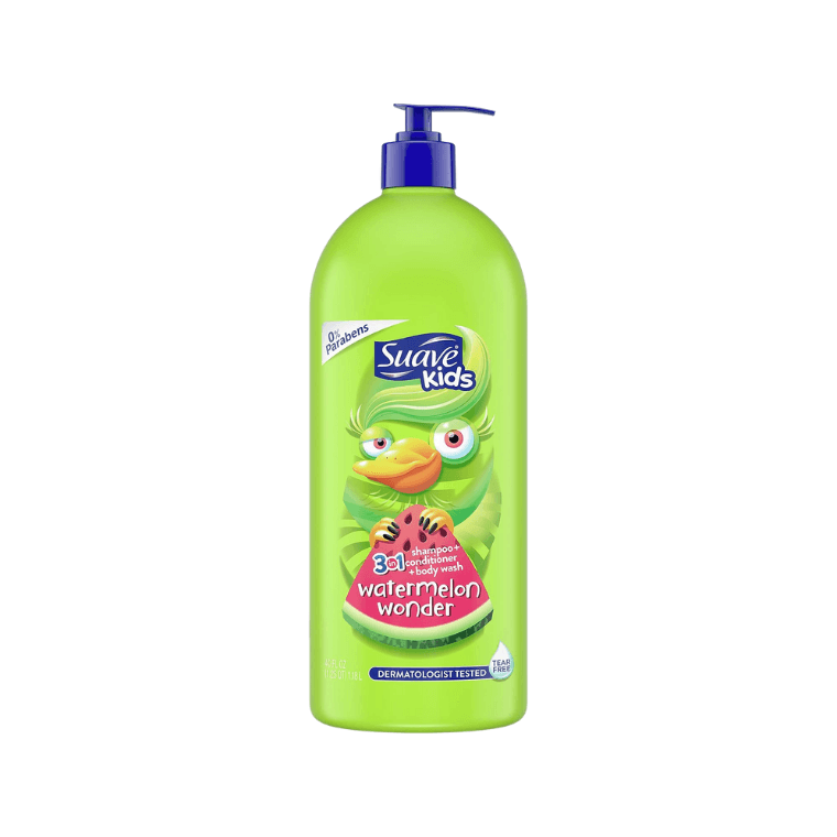 Suave Kids Watermelon Wonder 3 In 1 Shampoo + Conditioner + Body Wash (532ml)