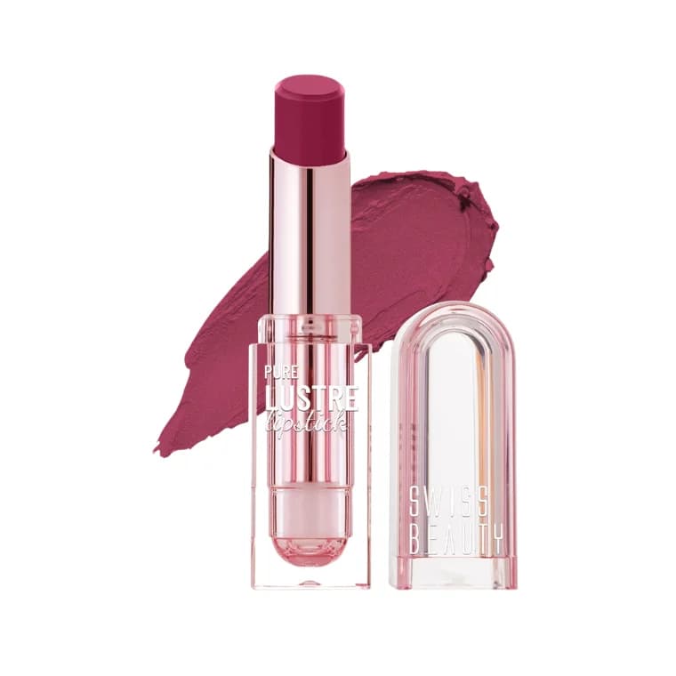 Swiss Beauty Pure Lustre Lipstick #10 Lovin' Raisins (3.8gm)