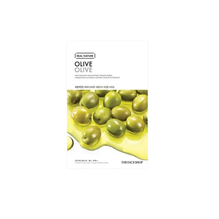 The Face Shop Real Nature Face Mask Olive (20gm)