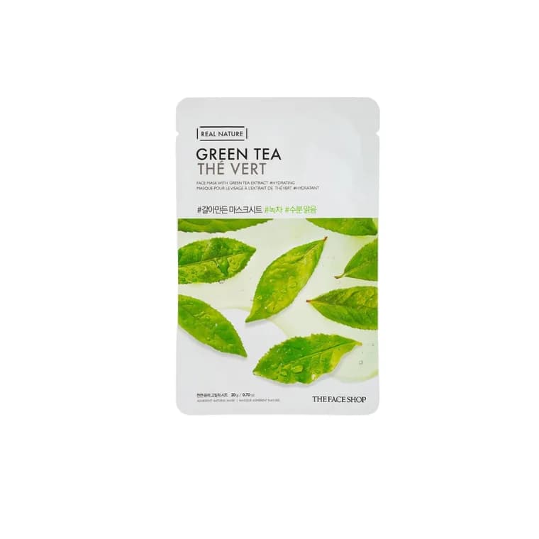 The Face Shop Real Nature Green Tea Face Mask (20gm)