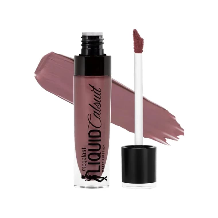 Wet N Wild Megalast Liquid Catsuit Matte Lipstick #Rebel Rose (6gm)