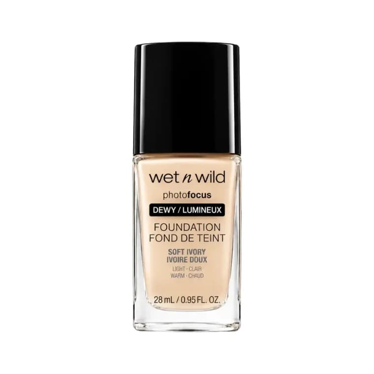 Wet N Wild Photo Focus Dewy Foundation #Soft Ivory (28ml)